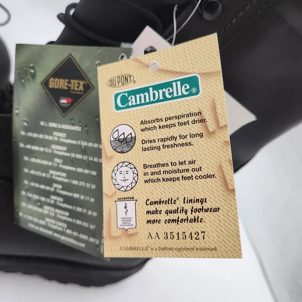 Belleville Combat Boots Men 10 R Black Gore-Tex Vibram Military ICWB Vintage